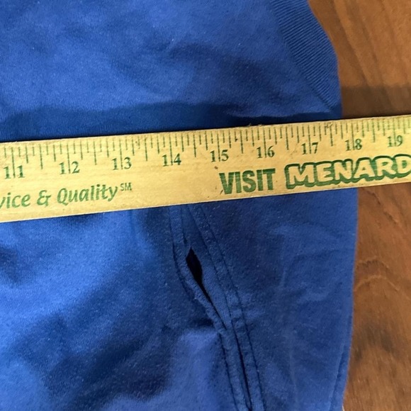 Vintage 80s Levi's Blue Olympics USA Short Sleeve Hoodie Size Mens Medium - Picture 3 of 5